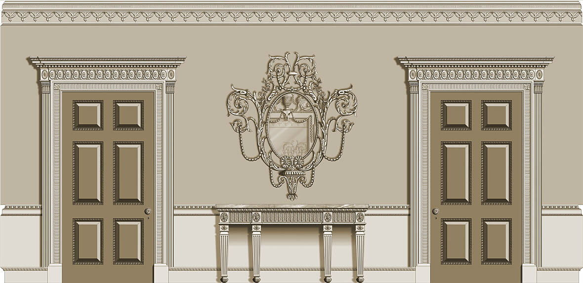 Neoclassical Room: North Elevation