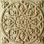 Islamic-style woodcarving based on a design from the Mosque-Madrassa of Sultan Hassan in Cairo.