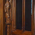 Gothic screen woodcarving reproduction by Agrell Architectural Carving
