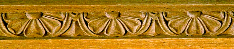 Wood-carved neoclassical moulding by Agrell Architectural Carving.