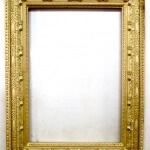 Mona Lisa frame ready to be gilded