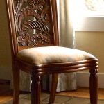 Rateau-inspired dining room chair