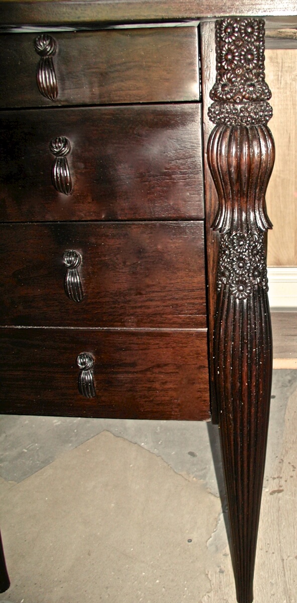 Detail of Rateau-inspired sideboard
