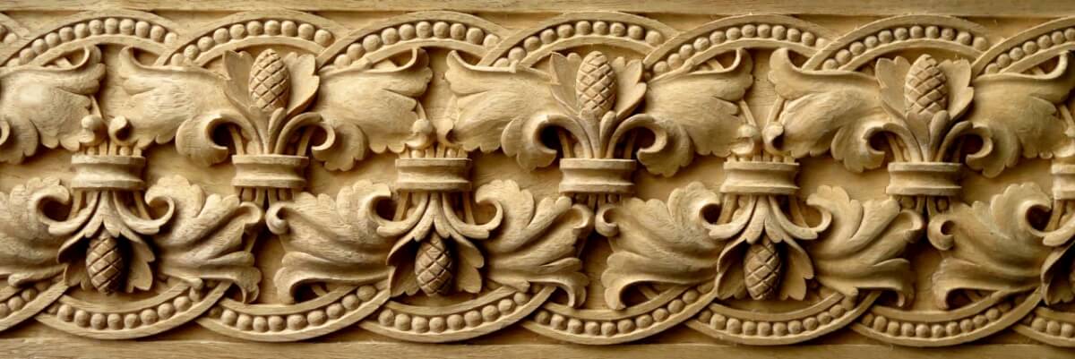 Baroque-style band woodcarving by Agrell Architectural Carving